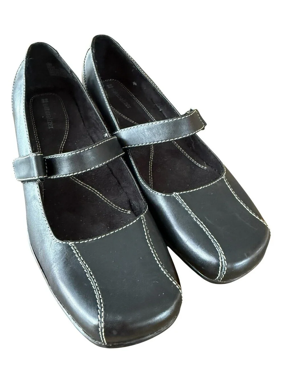 Naturalizer Mary Janes Addie Size 9.5 Leather Upper
